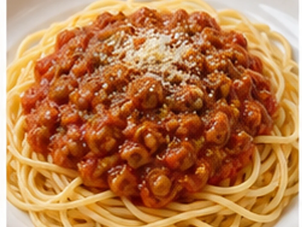 小锅番茄肉酱意面 成品图