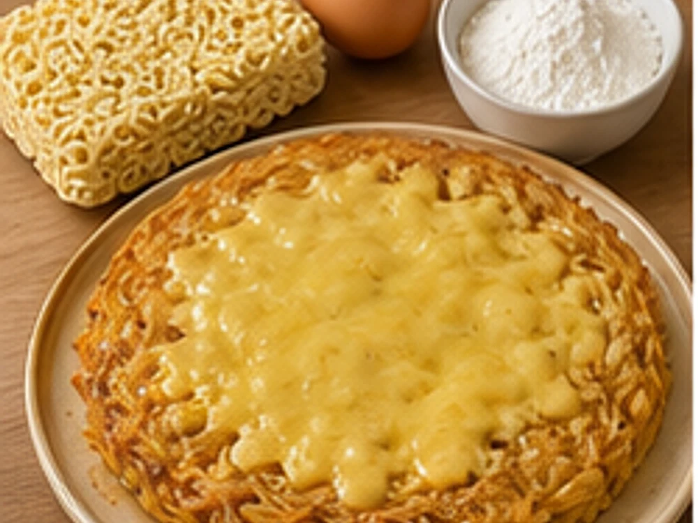 泡面煎饼芝士版 成品图