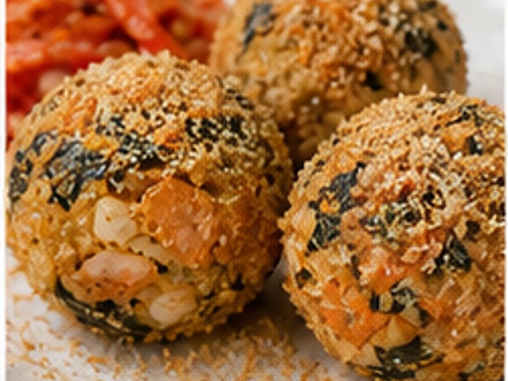 泡菜饭团球脆香版 成品图