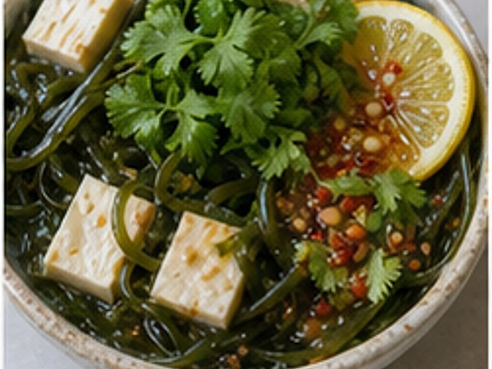 海带豆腐凉拌酸辣版 成品图