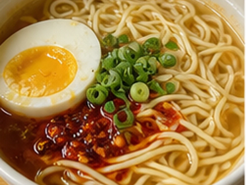 火锅店隐藏鸡蛋面原汤碗香辣版 成品图