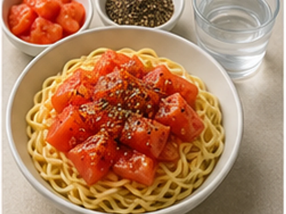 拌面拌饭番茄汁浓香版 成品图