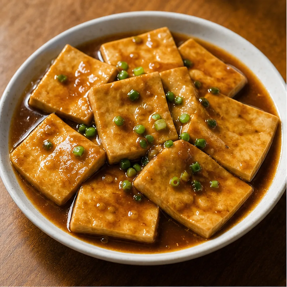 微波家常豆腐 成品图
