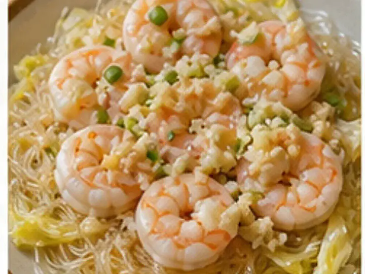 蒸锅蒜蓉粉丝虾