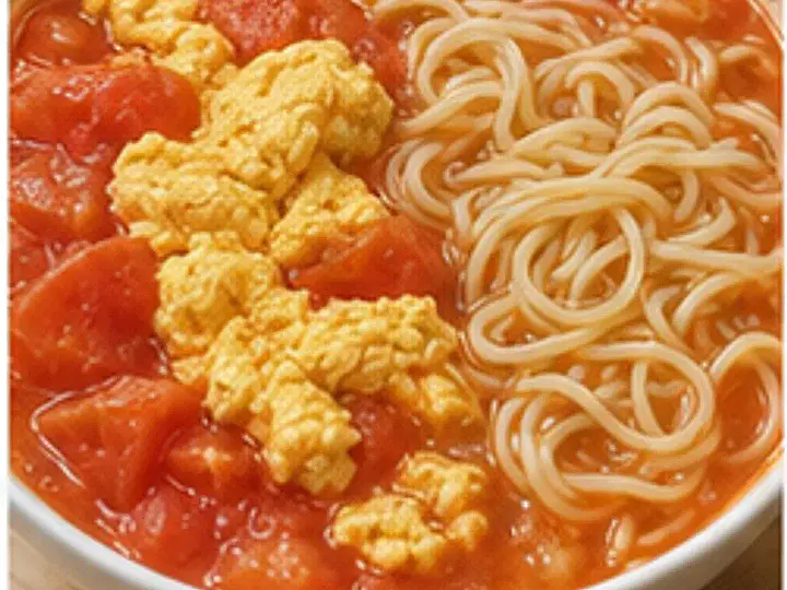 番茄鸡蛋面锅