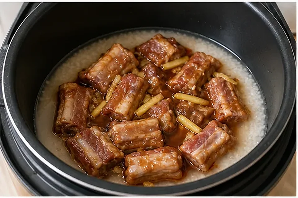 电饭煲酱香排骨饭 第2步操作图