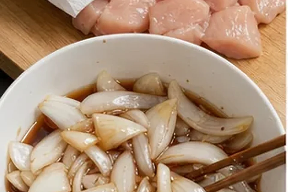 照烧鸡排焖饭 第1步操作图