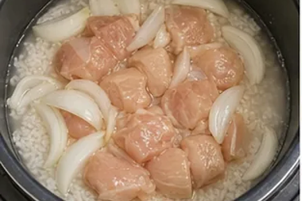照烧鸡排焖饭 第2步操作图