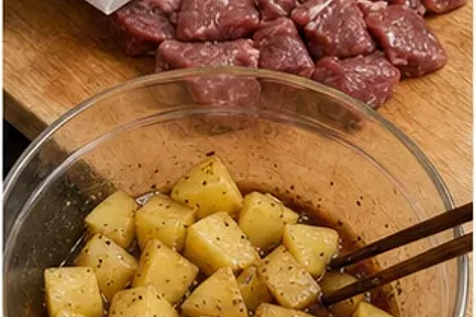 牛肉土豆焖饭 第1步操作图