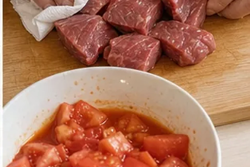 番茄牛腩焖饭 第1步操作图