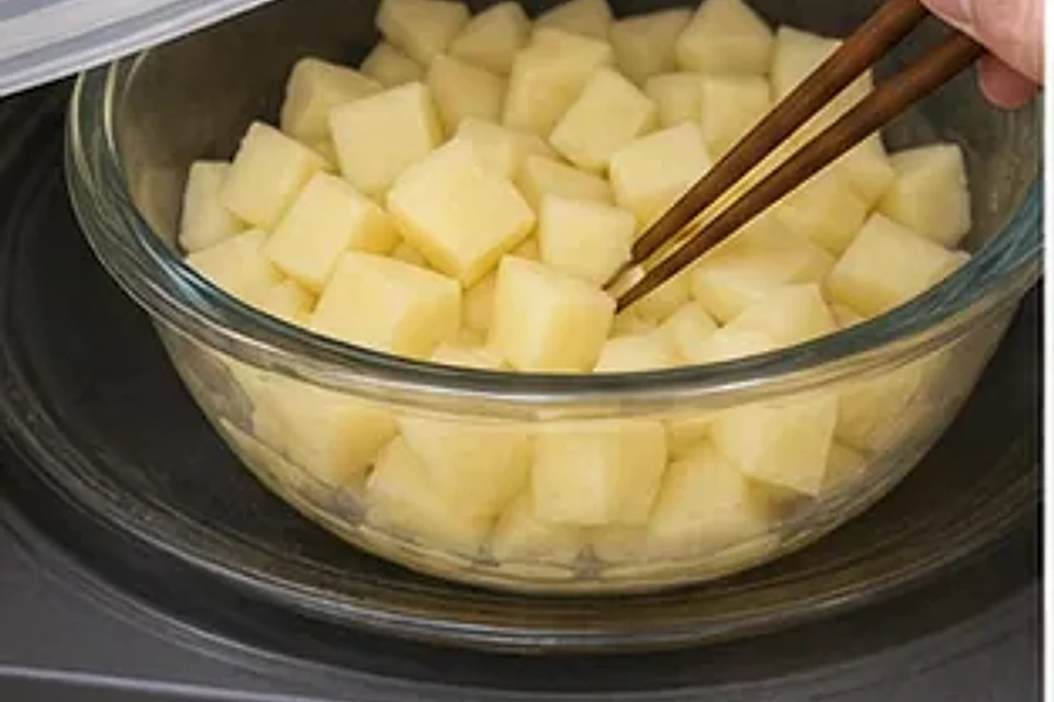 微波炉奶香土豆泥 第2步操作图