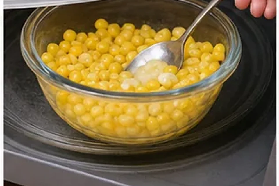 微波炉黄油玉米 第2步操作图