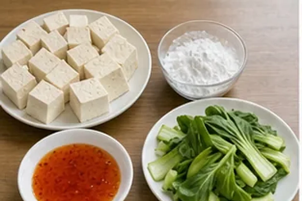 空气炸锅脆皮豆腐 第1步操作图