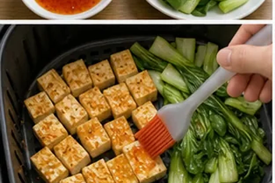 空气炸锅脆皮豆腐 第2步操作图