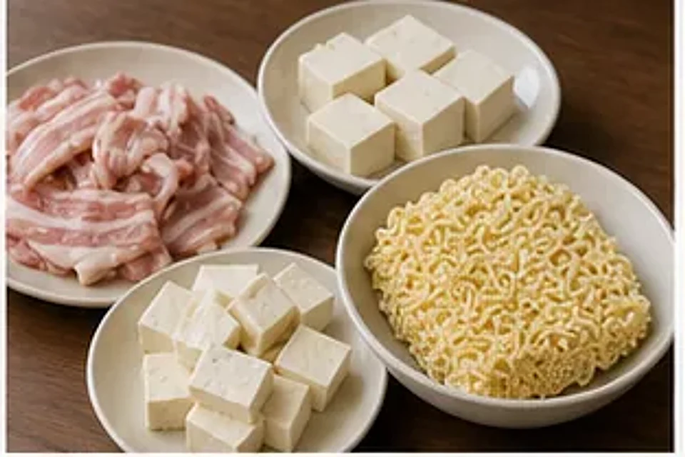 韩式泡菜豆腐锅 第1步操作图