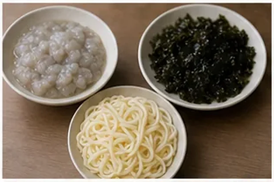 虾滑紫菜汤面 第1步操作图