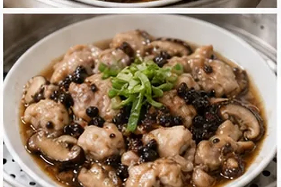 蒸锅豉汁鸡腿 第3步操作图