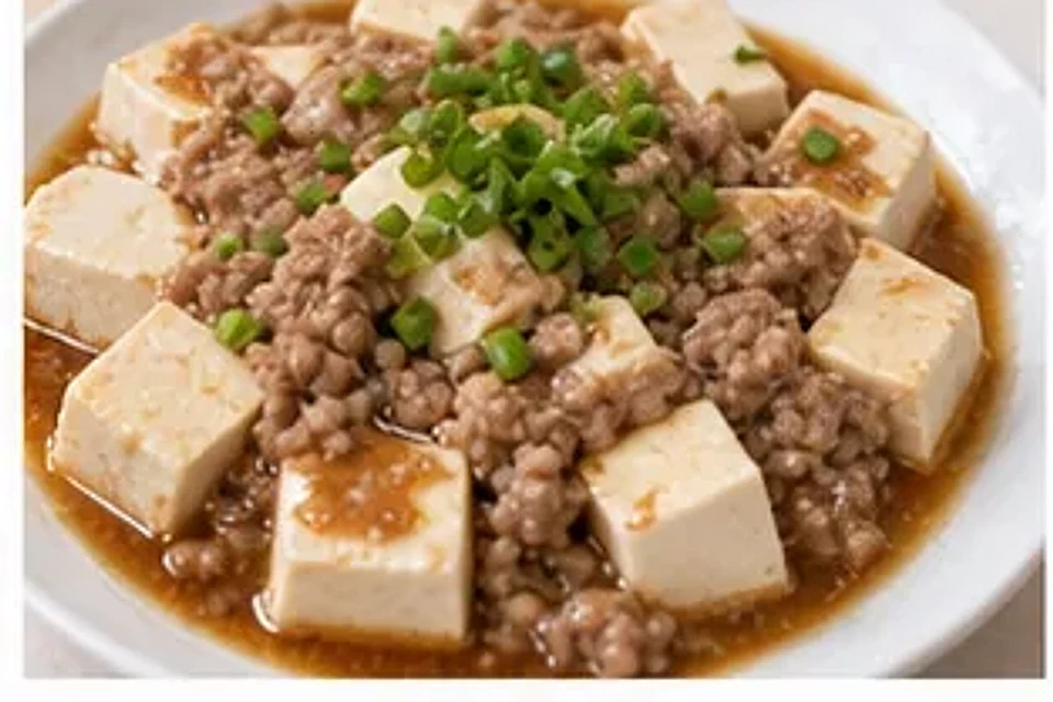蒸锅肉末豆腐 第3步操作图