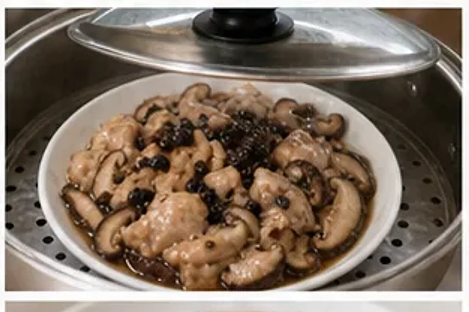 蒸锅香菇滑鸡 第2步操作图