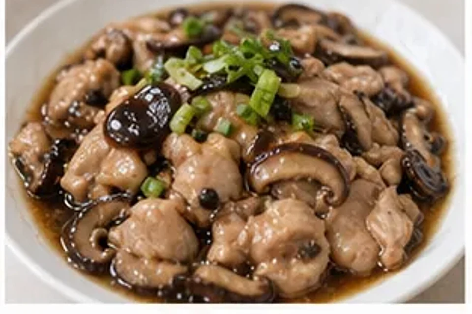 蒸锅香菇滑鸡 第3步操作图