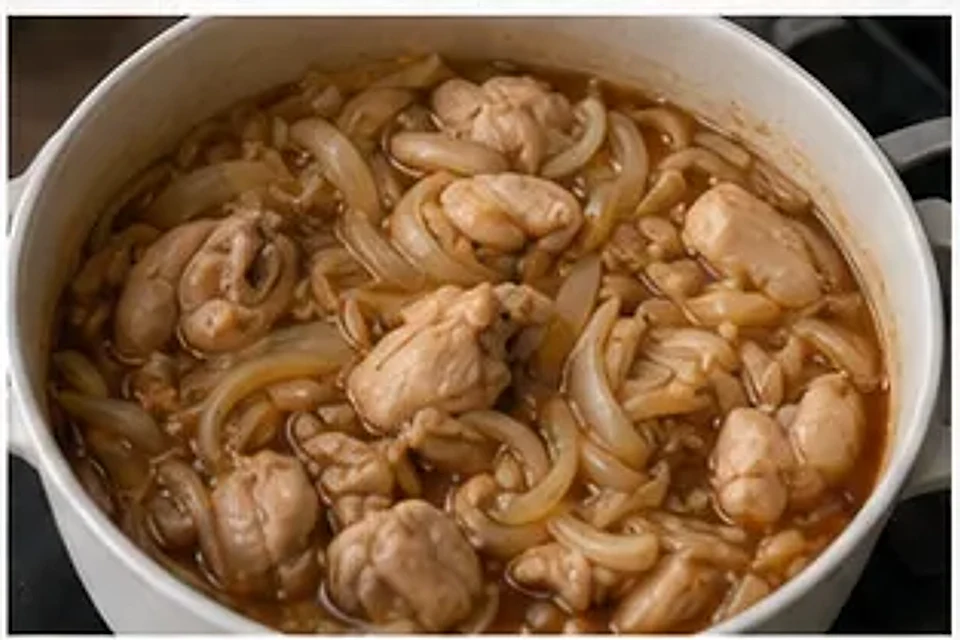 小锅照烧鸡肉乌冬 第3步操作图
