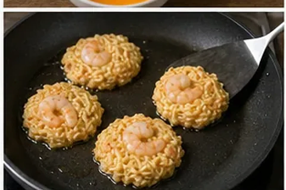 泡面海鲜煎饼 第2步操作图