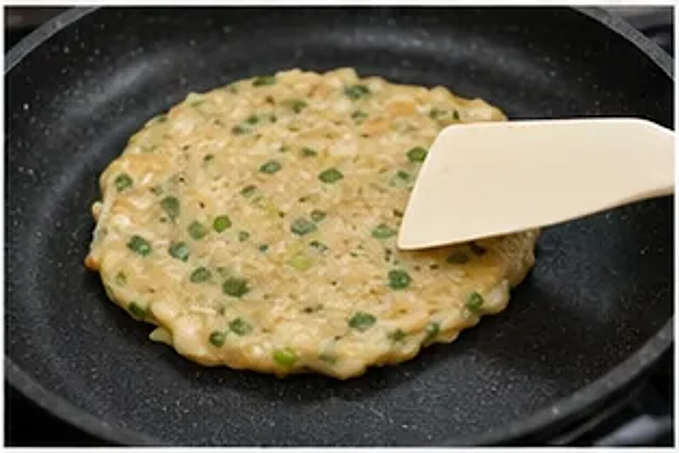 葱油饼夹心吐司 第2步操作图