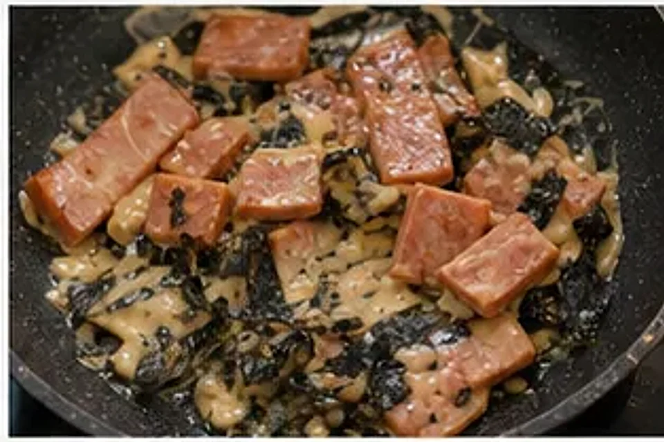 午餐肉紫菜吐司卷 第3步操作图