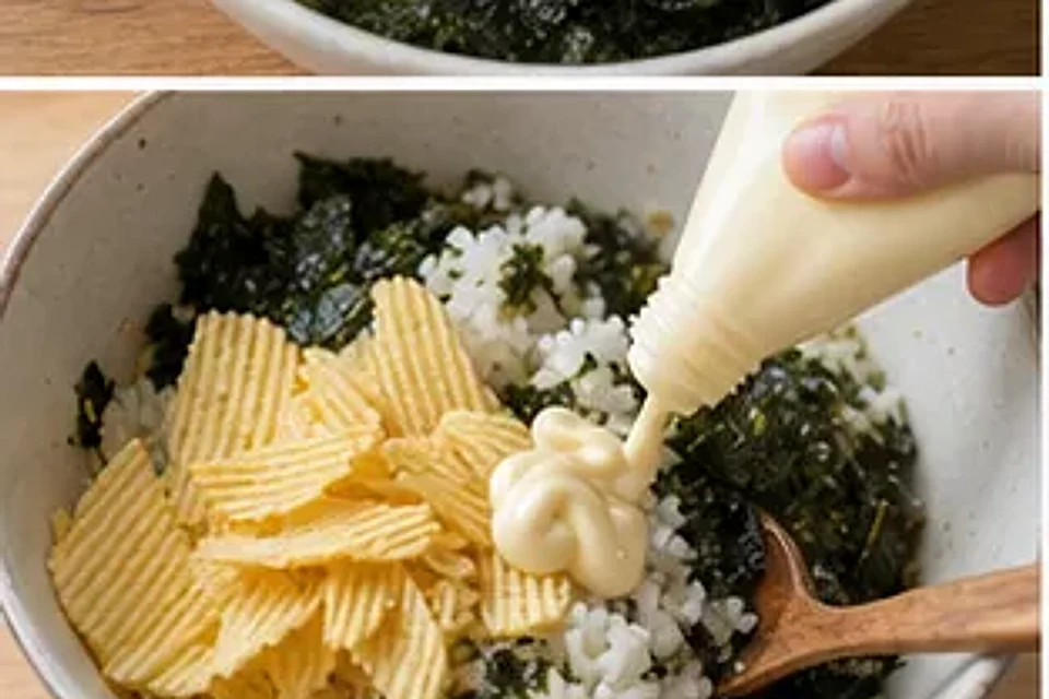 薯片海苔拌饭 第2步操作图
