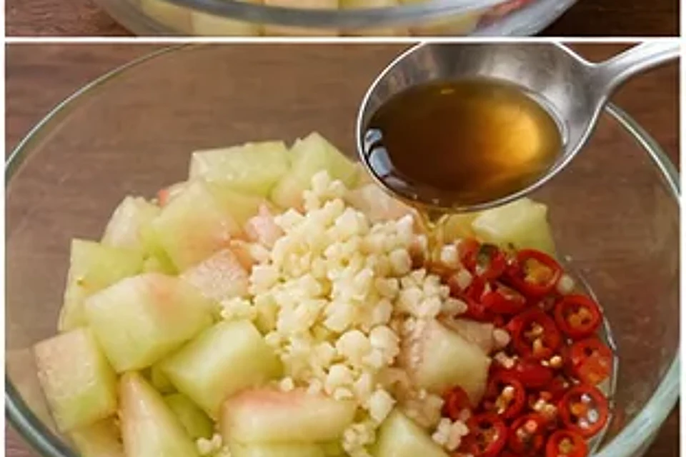 西瓜皮酸辣小菜 第2步操作图