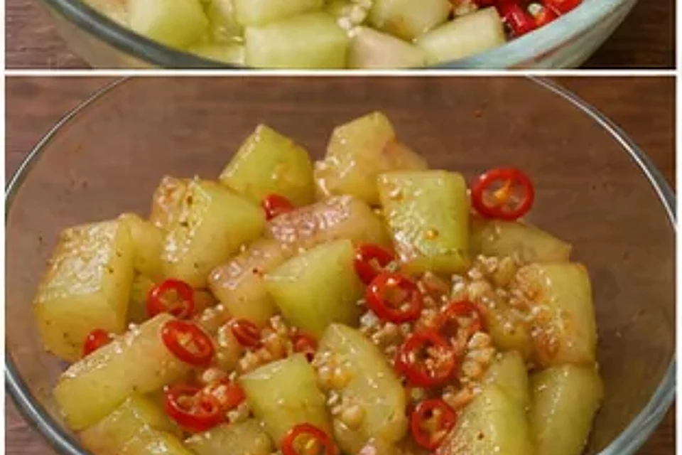 西瓜皮酸辣小菜 第3步操作图