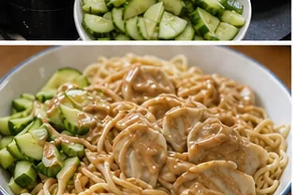 麻酱饺子拌面 第3步操作图