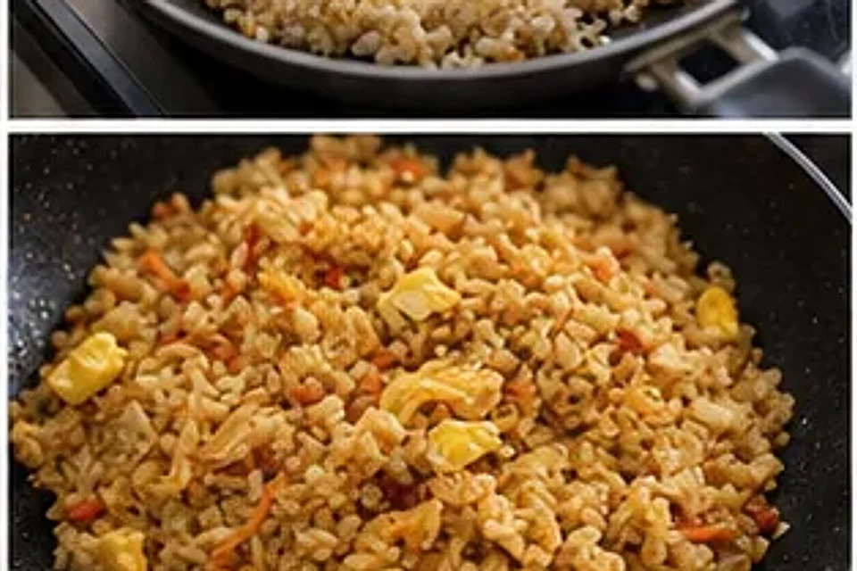 螺蛳粉炒饭 第3步操作图
