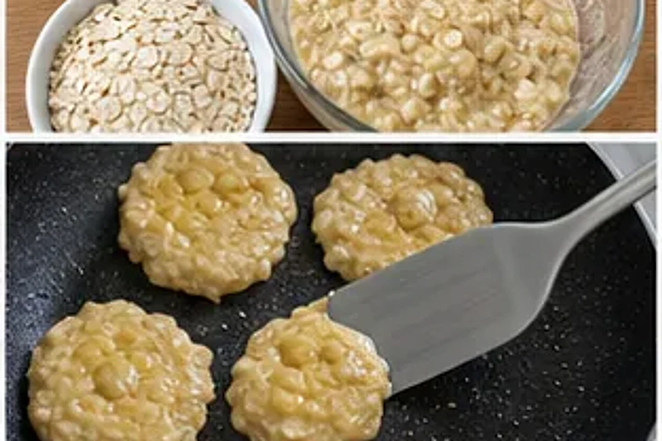 香蕉鸡蛋燕麦饼 第2步操作图