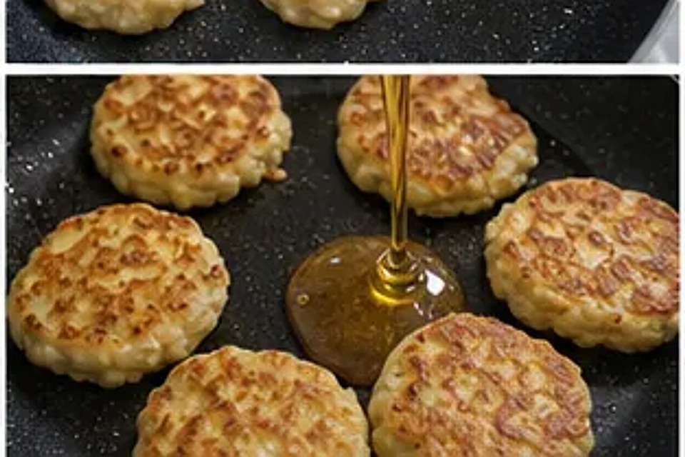 香蕉鸡蛋燕麦饼 第3步操作图
