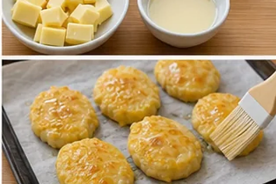 红薯芝士糯米饼 第2步操作图
