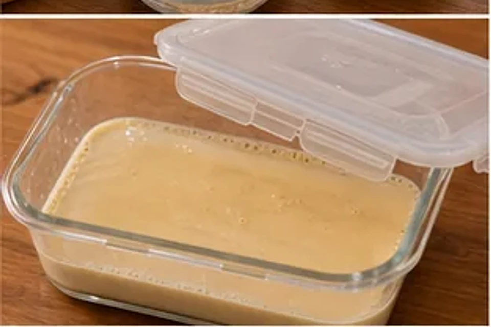 微波炉豆乳盒子 第2步操作图