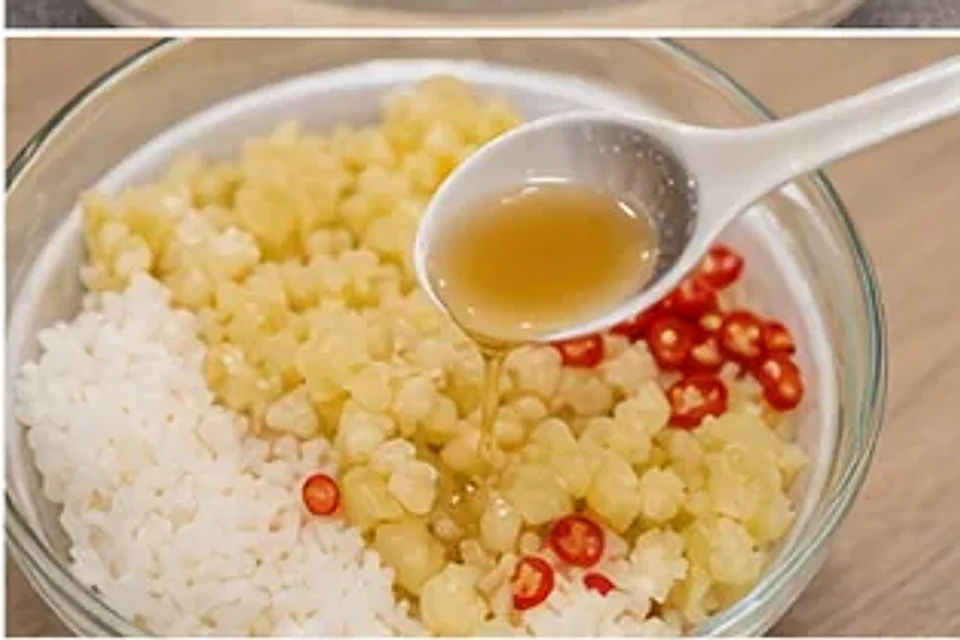 酸辣土豆泥拌饭 第2步操作图