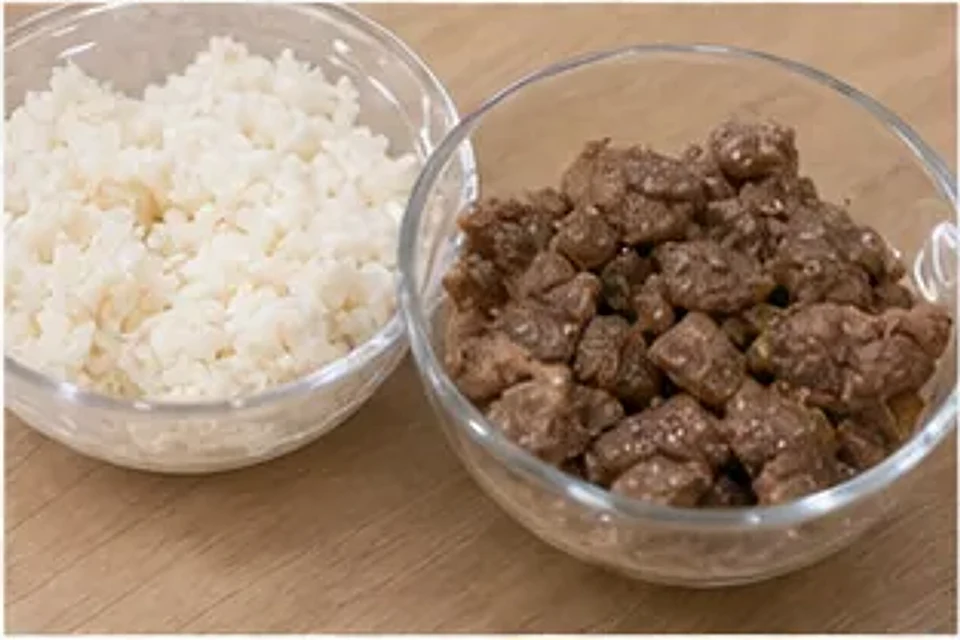 海底捞番茄牛肉拌饭 第1步操作图