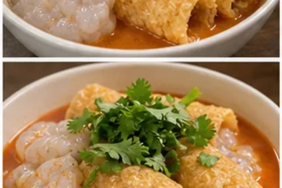 海底捞虾滑响铃卷 第3步操作图