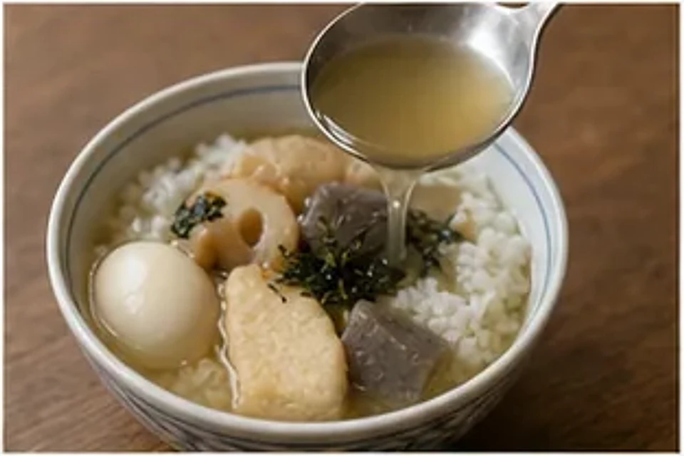 便利店关东煮汤泡饭 第3步操作图