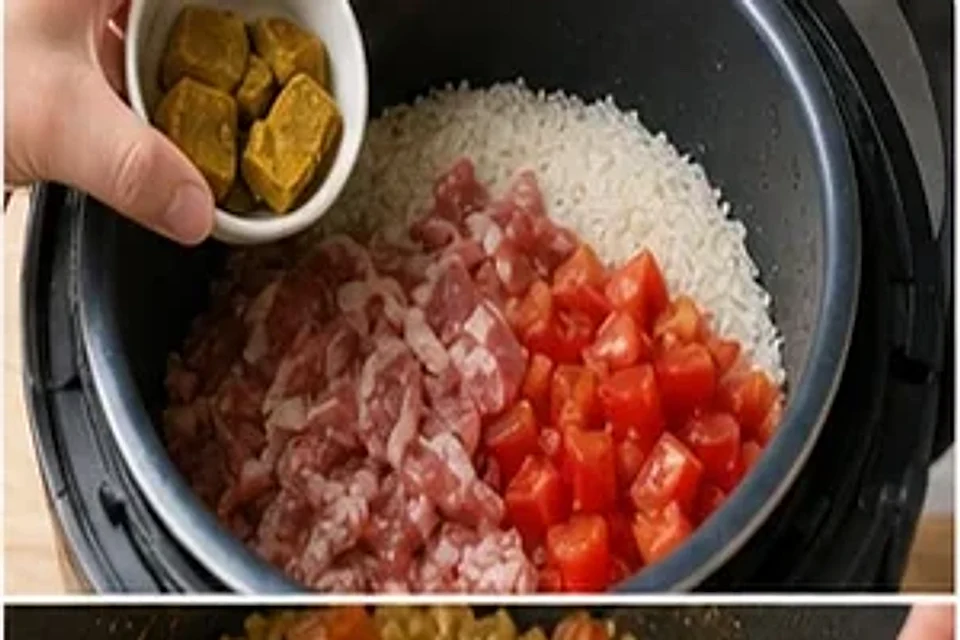 番茄肥牛焖饭咖喱版 第2步操作图