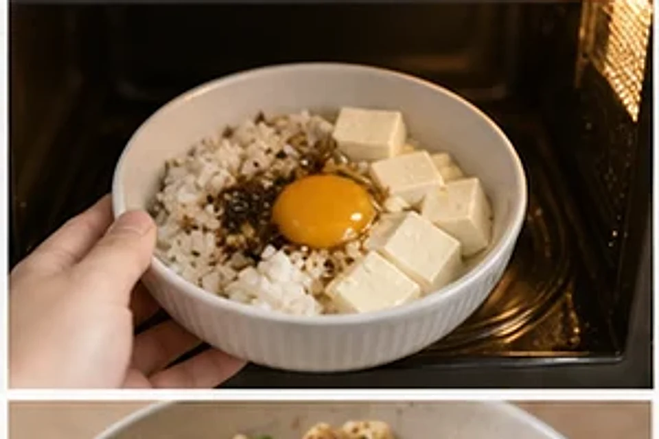 鸡蛋豆腐盖饭黑椒版 第2步操作图