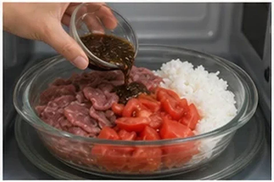 番茄牛肉烩饭黑椒版 第2步操作图