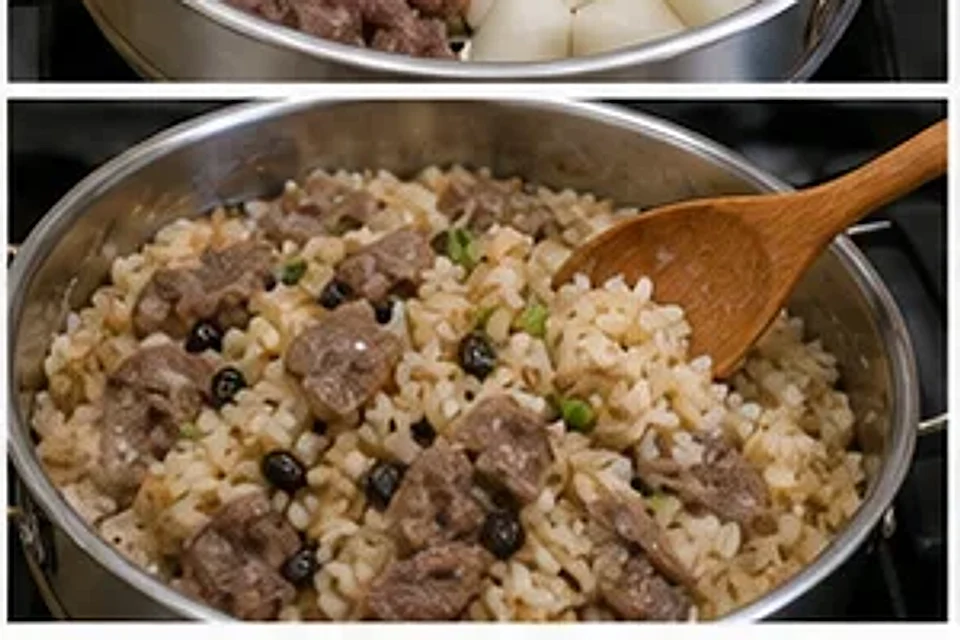 牛肉萝卜蒸饭豉汁版 第3步操作图