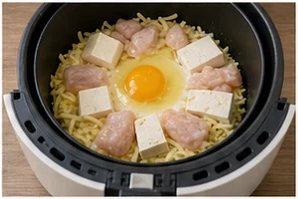 豆腐鸡块脆香版 第2步操作图