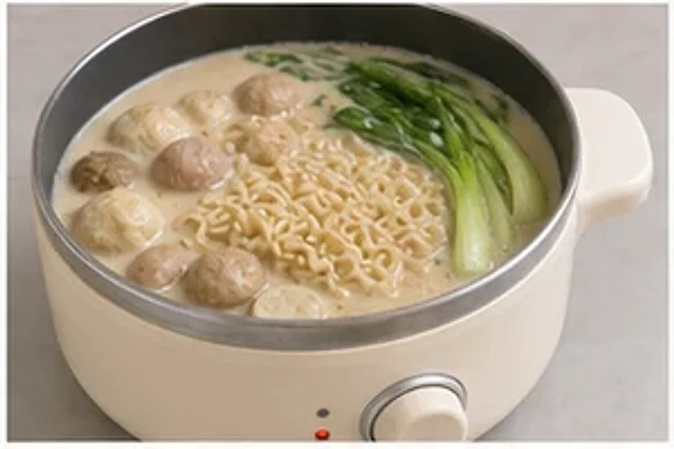 麻辣烫浓汤豆乳版 第2步操作图
