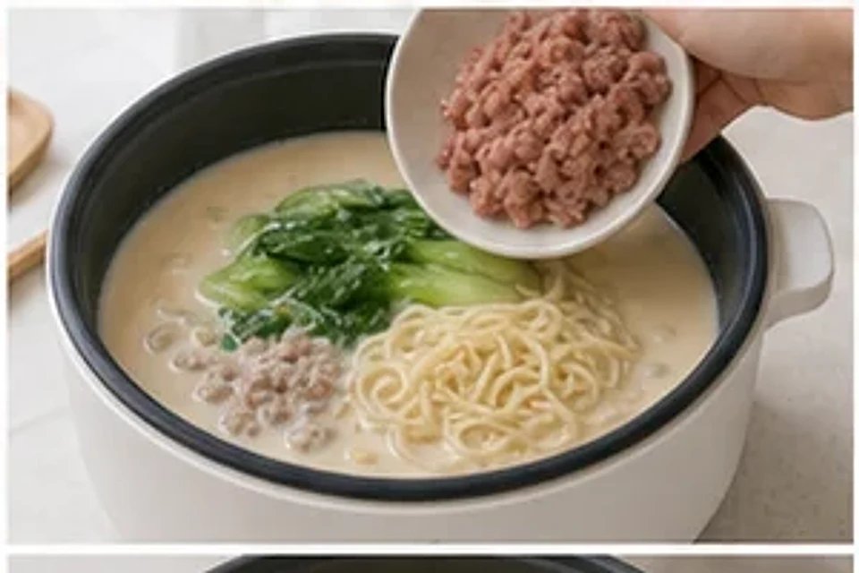 芝麻酱担担面豆乳版 第2步操作图