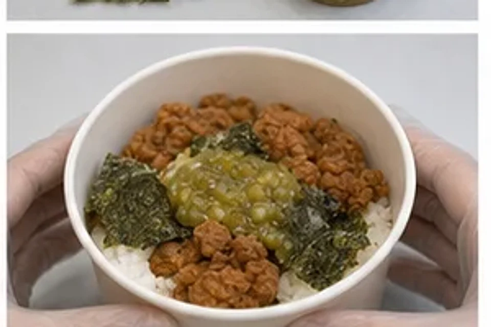 快餐店隐藏炸鸡饭团碗酸黄瓜版 第2步操作图