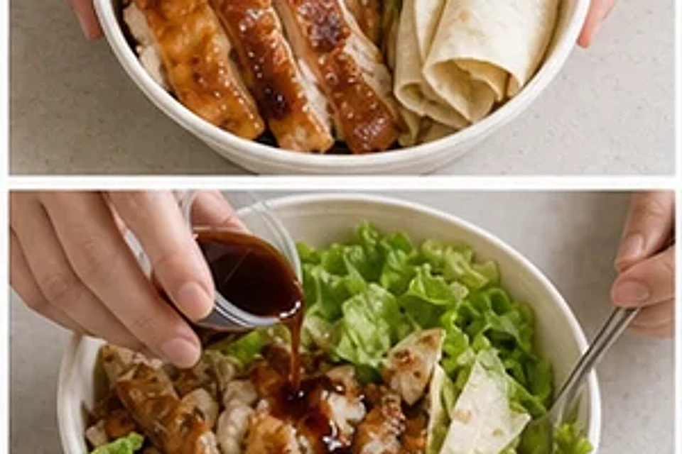 超市熟食隐藏烤鸡蔬菜卷照烧版 第3步操作图